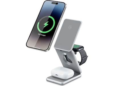 Andersson WSC-Q2100 Qi Magnetisk 3-i-1 trådløs opladningsstander