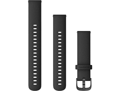 Garmin QuickRelease Silikonerem 18mm (sort/slate)