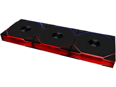 Lian Li UNI FAN TL Wireless Reverse 3-pack - Kabinet køler - 120mm - Sort med RGB LED lys - 33 dBA