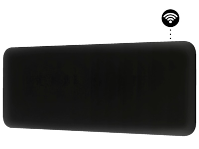 Mill Invisible Smart WiFi Gen 4 panelvarmer 1300W (sort)