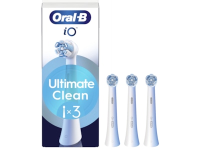 Oral B Oral-B iO Series Ultimate Clean udskiftningsbørstehoveder - hvid - 3 stk