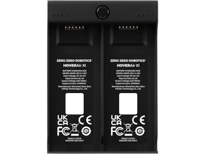 HOVERAir - USB-batterioplader - 1050 mAh - 2 x batterier lader op - 2.1 A - sort - for HOVERAir X1 Fly More Combo