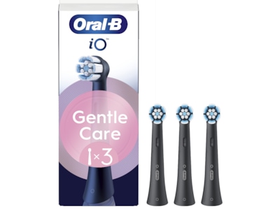 Oral B Oral-B iO Series Gentle Care udskiftningsbørstehoveder - Sort - 3 stk