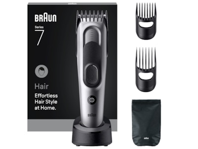 Braun Hårklipper serie 7, +5 stylingværktøjer, HC7590 - Grå