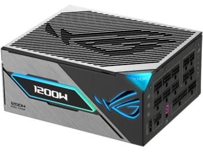 ASUS ROG Thor 1200W Platinum III Strømforsyning - 1200 Watt - 135 mm - ATX 3.1 - 80 Plus Platinum certified