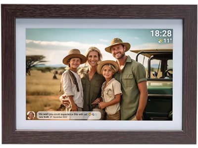 Denver PFF-1042DW 10,1 digital fotoramme (mørk eg)