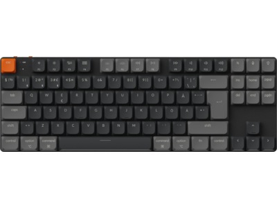 Keychron K1 V6 RGB Low Profile 2.0 trådløst tastatur Gateron LP 2.0 Brown Switch