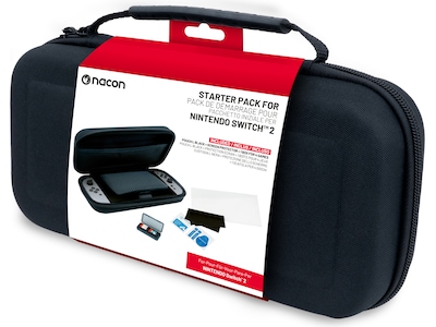 NACON Bigben Pack - Pouch + Skærmbeskyttelse + Game Cases til Nintendo Switch II Nintendo Switch Tilbehør - GEEKD.dk