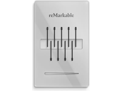 reMarkable 2 Marker spidser, 9-pak (sort)