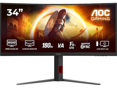 AOC 34" curved gamingskærm CU34G4