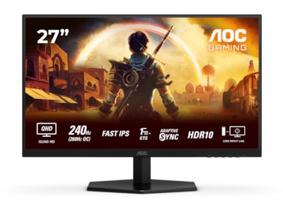 Gaming skærm AOC Q27G42ZE 27" QHD 260 Hz Fast IPS - sort/rød