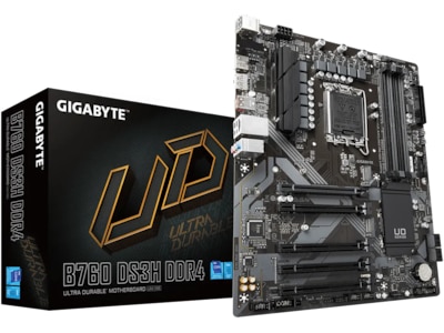 GIGABYTE B760 DS3H DDR4 Bundkort - Intel B760 - Intel LGA1700 socket - DDR4 RAM - ATX