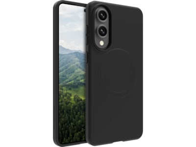 dbramante1928 Greenland Pro - Bagsidecover til mobiltelefon - MagSafe-kompatibilitet - plastik - natsort - for Samsung Galaxy S25 Edge