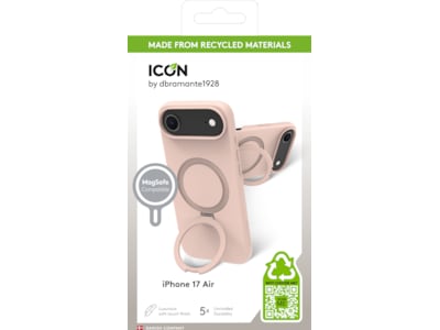 dbramante1928 iPhone Air Roskilde læder cover (pink sand)