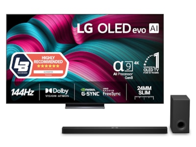 LG 83" C5 AI 4K OLED Smart TV (2025) + Soundbar