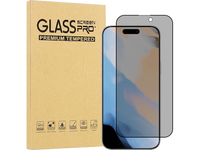 iiglo iPhone 17 / 16 Pro Privacy skærmbeskytter