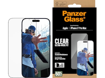 PanzerGlass iPhone 18 Pro Max / 17 Pro Max Skærmbeskytter