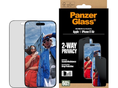 PanzerGlass iPhone Air 2-Way Privacy Skærmbeskytter
