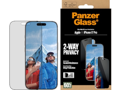 PanzerGlass iPhone 17 Pro 2-way Privacy Skærmbeskytter