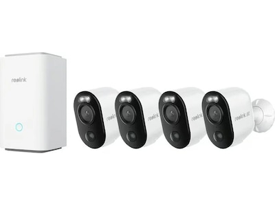 Reolink Home Hub with 4 Argus 3 Ultra - Central controller - trådløs - 802.11a/b/g/n