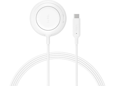 Belkin UltraCharge magnetisk ladeplade 25W Qi2 med stativ