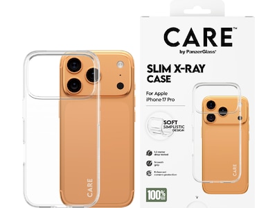PanzerGlass CARE iPhone 17 Pro Fashion Silikone cover (gennemsigtig)