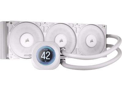 CORSAIR Nautilus 360 RS - Processors flydende kølesystem - Radiatorstørrelse: 360 mm - (for: AM5, AM4, LGA1851, LGA1700) - kobber - 120 mm - hvid
