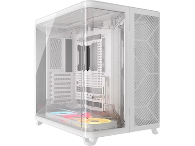 Corsair AIR 5400 LX-R RGB iCUE LINK Triple Chamber Mid Tower (hvid)