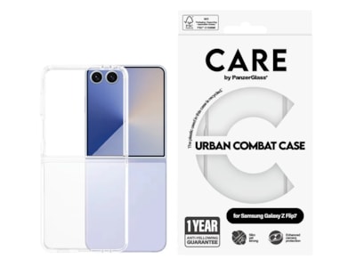 PanzerGlass CARE Galaxy Z Flip7 Urban Combat cover (gennemsigtigt)