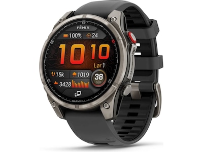 Garmin fēnix 8 Pro 47 mm AMOLED Sapphire Grå – Multisport GPS-ur med avancerede outdoor-funktioner | Løbeshop
