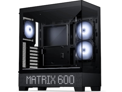 Phanteks XT View Matrix - Kabinet - Miditower - Sort