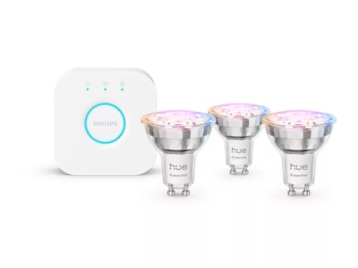 Philips Hue Essential WCA Starter Pack (3x GU10 spot + Bridge)