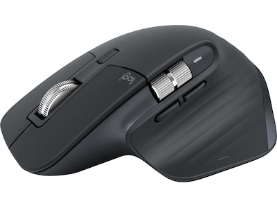 Logitech MX Master 3S (Bluetooth Edition) - Ergonomisk mus - Optisk - 7 knapper - Grå