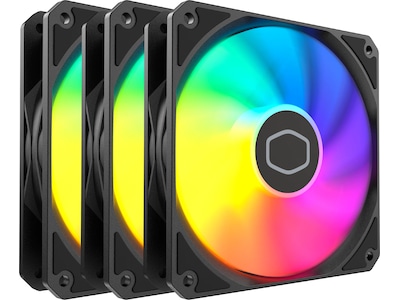 Cooler Master MasterFan MF120 Lite ARGB Kabinetblæser 3-pack Sort Sort 120 mm