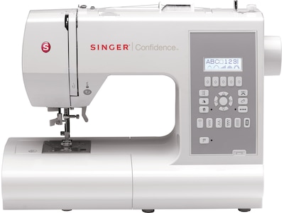 Singer Confidence 7470 - Symaskine - 225 søm - 6 et-trins knaphuller - LCD display