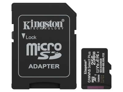 Kingston Canvas Select Plus Gen3 MicroSD/SD - 150MB/s - 256GB