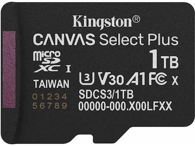 Kingston microSDXC Canvas Select Plus 1TB