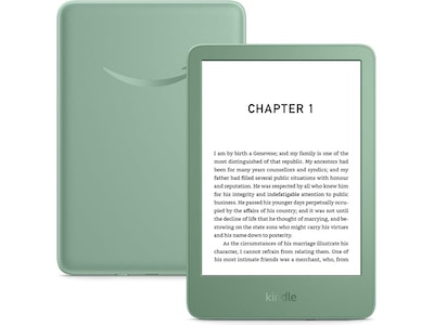 Amazon Kindle - 11. generation - eBook læser - 16 GB - 6 monokrom - touch screen - Bluetooth, Wi-Fi - matcha