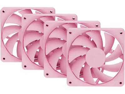 HYTE FA12 FAN - (Strawberry Milk / Pink) 4-pack - Kabinet køler - 120mm - Pink - 28 dBA