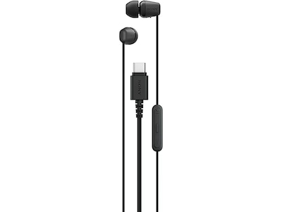Sony IER-EX15C USB C kablede øretelefoner med mikrofon (sort)