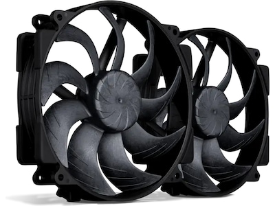 Noctua NF-A14x25r G2 PWM Sx2-PP chromax.black - Kabinet køler - 120mm - Sort