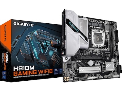 GIGABYTE H810M S2H - motherboard - micro ATX - LGA1851 Socket - H810 Bundkort - Intel H810 - Intel LGA1851 socket - DDR5 RAM - Micro-ATX