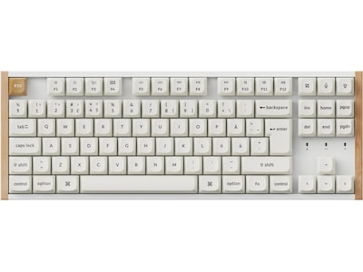 Keychron K8 HE SE Wireless Tri-Mode - Gaming Tastatur - Nordisk - Hvid