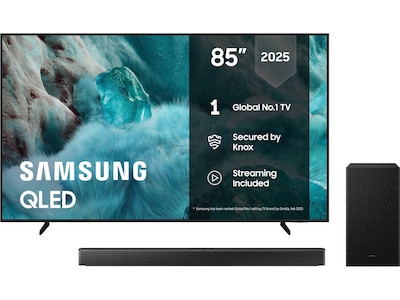 Samsung 85" Q7FA QLED 4K Smart TV (2025) + soundbar