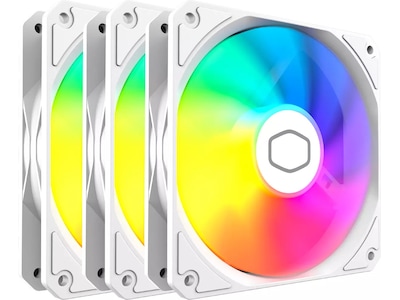 Cooler Master MF120 Lite ARGB blæser 3-pak (hvid)