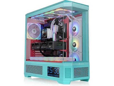 Thermaltake View 600 TG Full Tower Case - Mint Strawberry - Kabinet - Fulltower - Grøn