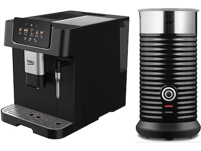 Beko CEG 7302 B Helautomatisk espressomaskine (sort) + mælkeskummer