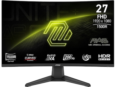MSI MAG 276CF E20 curved gamingskærm 27"