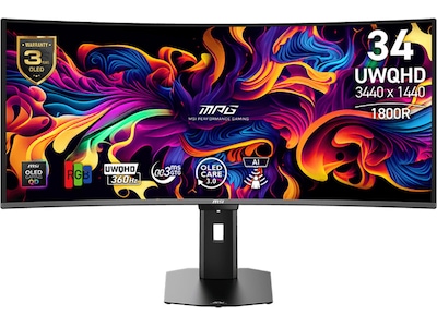 MSI 34 curved gamingskærm MPG 341CQR X36