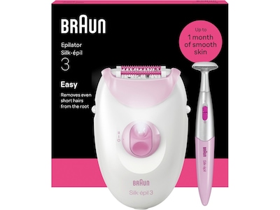 Braun Silk·épil 3 3-202 ledningsfri epilator (med ledning)